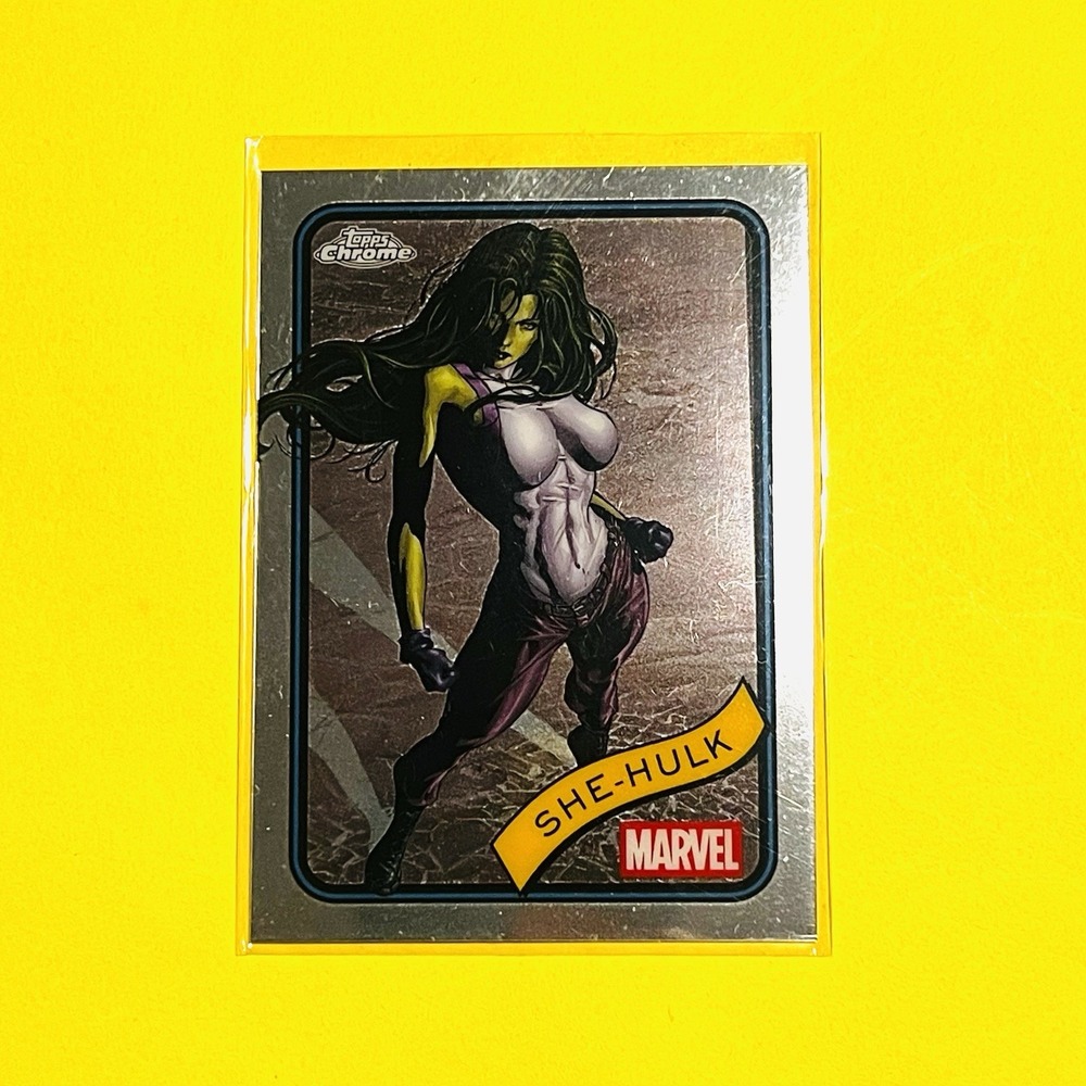 2025 Topps Chrome Marvel She-Hulk #110 Base Card